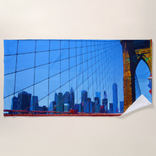 Toalla De Playa Manhattan 3000
