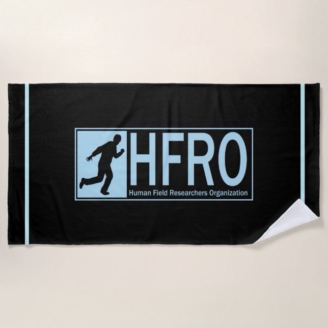 Toalla De Playa Mansquatch - HFRO (Anverso)