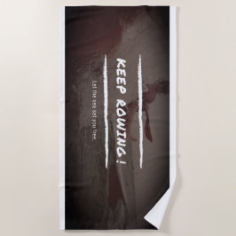 TOALLA DE PLAYA MANTENER EL RECORRIDO