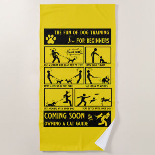 Toalla De Playa Manual de instrucciones de entrenamiento de perros