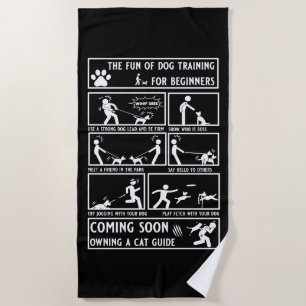 Toalla De Playa Manual de instrucciones de entrenamiento de perros