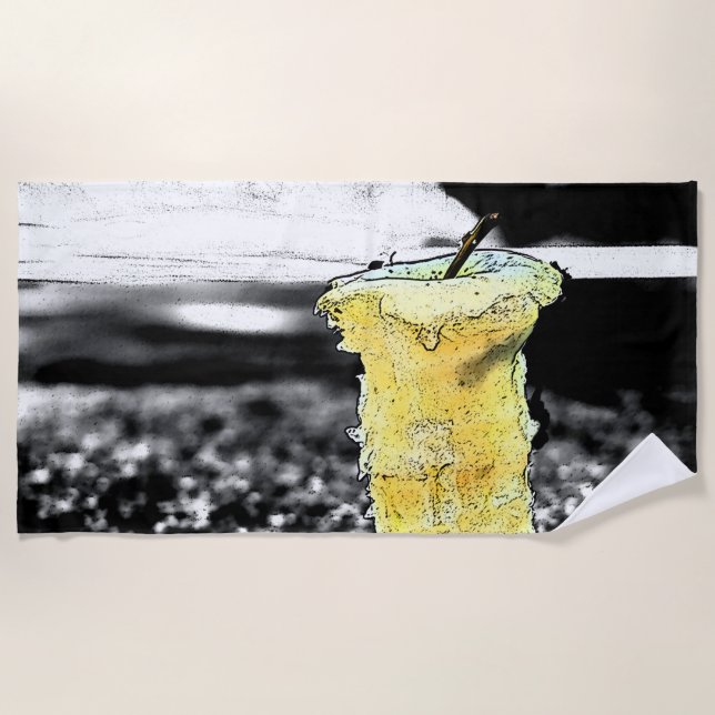 Toalla De Playa manzana vieja (Anverso)