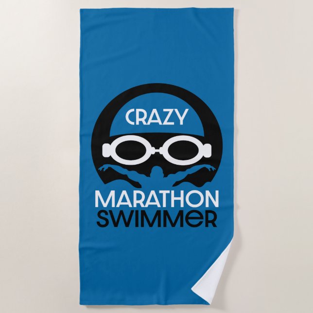 Toalla De Playa Marathon Endurance Swimmer (Anverso)