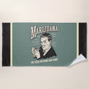 Toalla De Playa Marihuana: Sótano ahumado de segunda mano