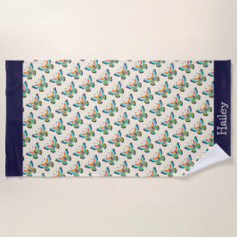 Toalla De Playa Mariposa