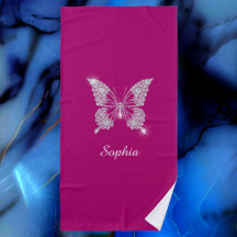Mariposa de Diamante Blanco, Nombre de Letra, Fuch