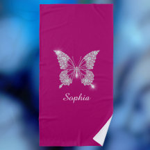Mariposa de Diamante Blanco, Nombre de Letra, Fuch