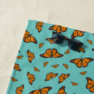 Toalla De Playa Mariposas monarcas