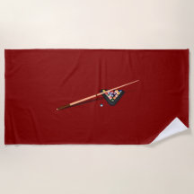 Maroon Billiard Table