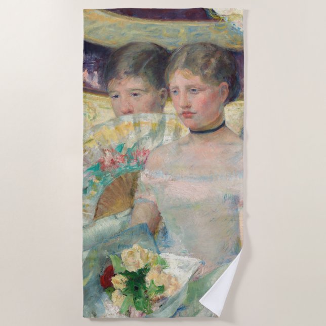 Toalla De Playa Mary Cassatt - The Loge (Anverso)