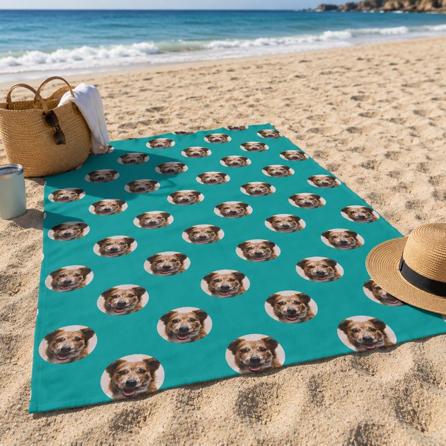 Toalla De Playa Mascota personalizado Foto (Subido por el creador)