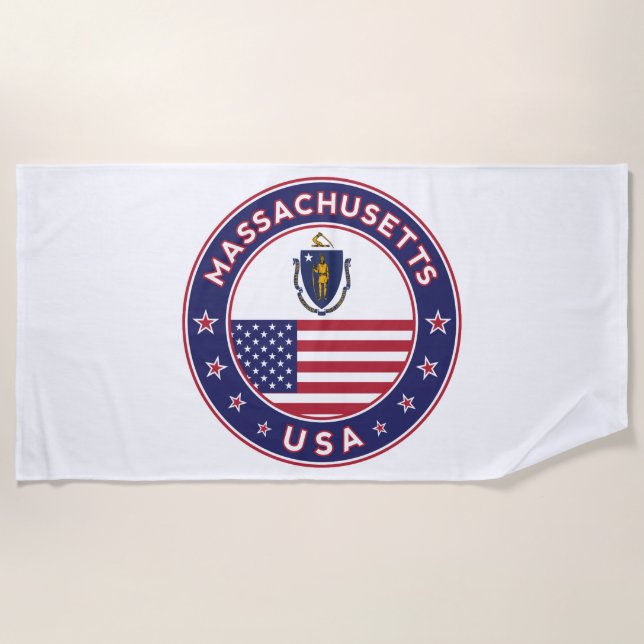 Toalla De Playa Massachusetts (Anverso)