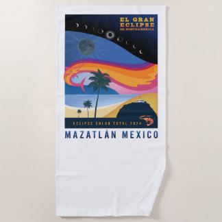 Toalla De Playa Mazatlan Eclipse Beach Towell