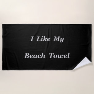 Toalla De Playa Me Gusta Mi