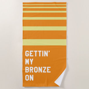 Toalla De Playa Me Pongo El Bronce