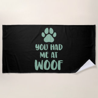 Toalla De Playa Me Tenías En Woof Woof