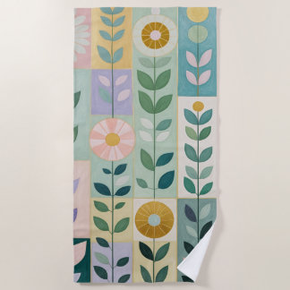 Toalla De Playa Meadow Patchwork