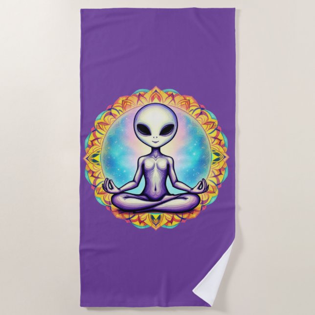 Toalla De Playa Medición galáctica (Anverso)