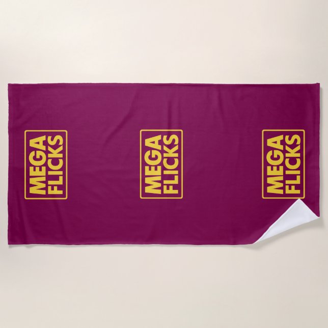 TOALLA DE PLAYA MEGA FLICKS  (Anverso)