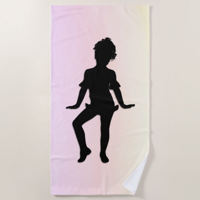 Toalla De Playa Mellow Cutest Little Dancer (Anverso)
