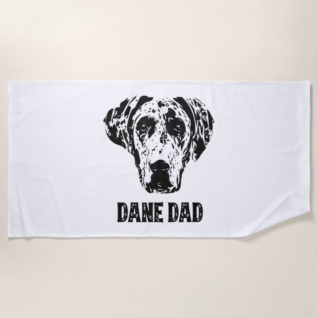 Toalla De Playa Mens Dane Dad (Anverso)