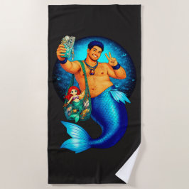 Toalla De Playa Merbear Lagoon - Kai Mizuno