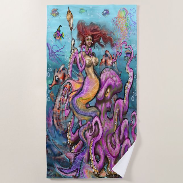 Toalla De Playa Mermaid (Anverso)