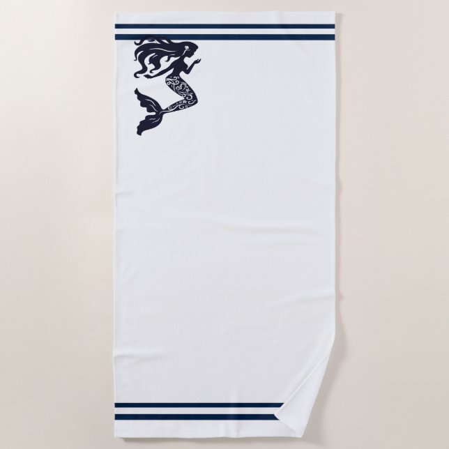 Toalla de playa Mermaid (Anverso)