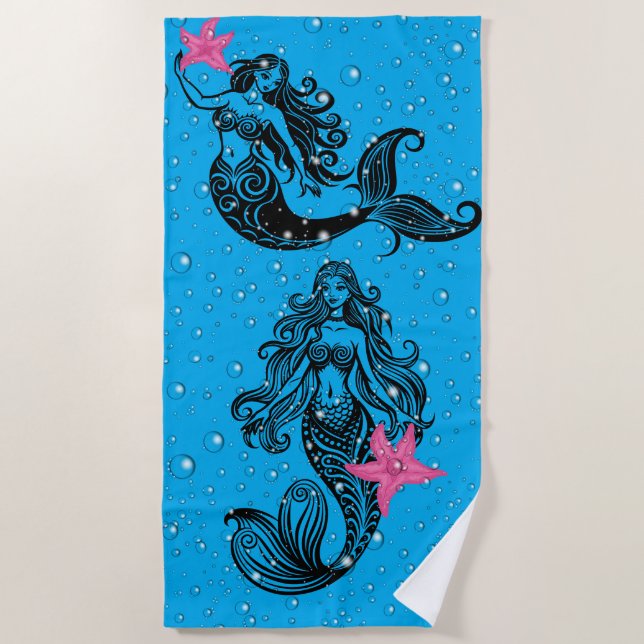 Toalla de playa Mermaid (Anverso)