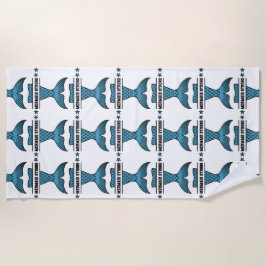 Toalla De Playa Mermaid Strong Beach Towell