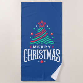 Toalla De Playa Merry Christmas 1