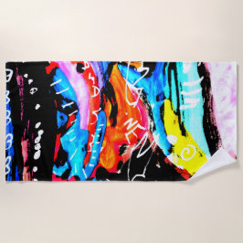 Toalla De Playa Mezcla de arcoiris