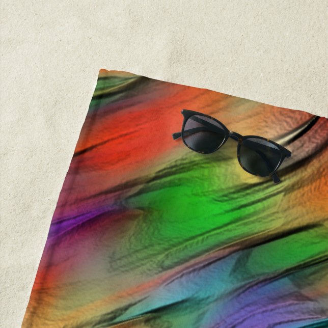 Toalla De Playa Mezcla de manchas opacas y cromadas (In situ)