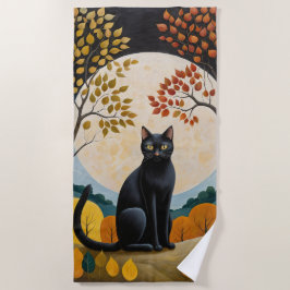 Toalla De Playa Midnight Guardian