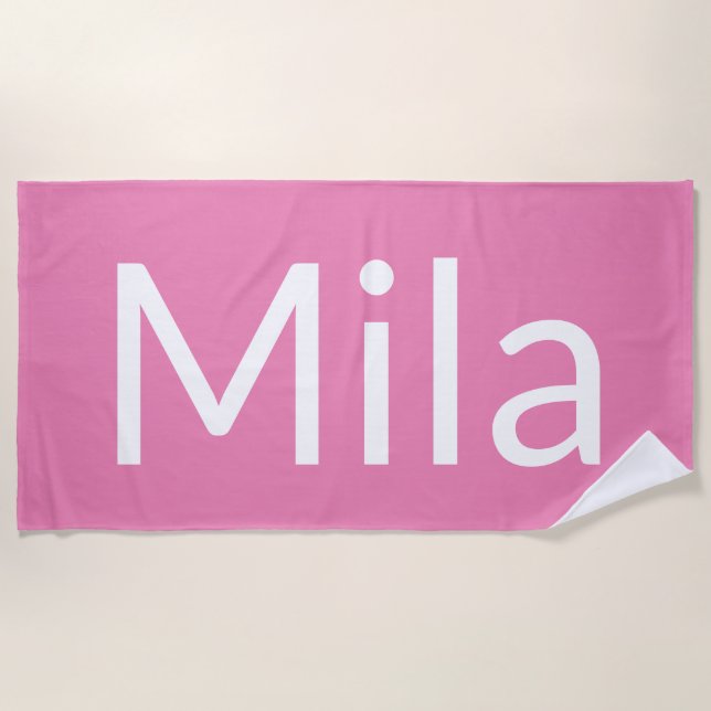 Toalla De Playa Mila (Anverso)