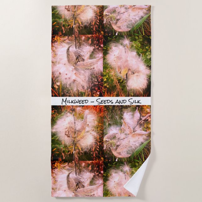 Toalla De Playa Milkweed | Sangria (Anverso)