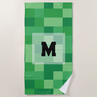 Toalla De Playa Minecraft Monogram Towel