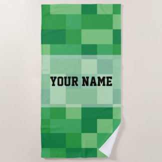Toalla De Playa Minecraft Personalized Beach Towel