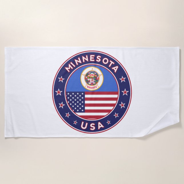 Toalla De Playa Minnesota (Anverso)