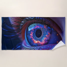 Toalla De Playa Mirada estelar cósmica