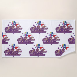 Toalla De Playa Miss Gay Texas State Beach/Pool Toward