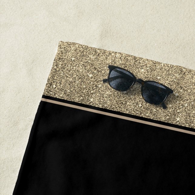 Toalla De Playa Miss USA estilo Purpurina Beach Towel (In situ)