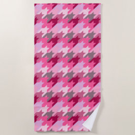 Toalla De Playa Moda Vintage Estilish- Patrón Primavera moderna