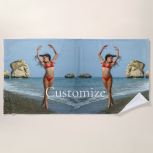 Toalla De Playa Modelo bikini bailando Thunder_Cove