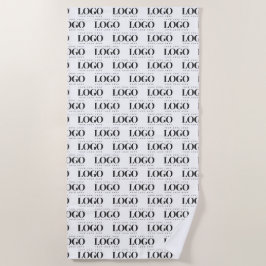 Toalla De Playa Modelo de logotipo de la empresa personalizado Rec