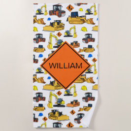 Toalla De Playa Modelo personalizado diversión de los vehículos de