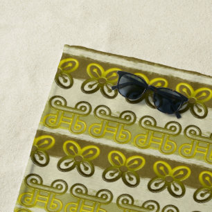 Toalla De Playa Modelo tribal africano étnico del adinkra de las