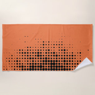 Toalla De Playa Modern, playful, urban geometric circle pattern