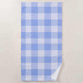 Toalla De Playa Modern Preppy Gingham