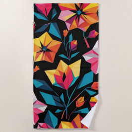 Toalla De Playa modern Simple Star geometric colorful pattern